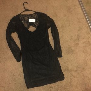 Little black lace dress